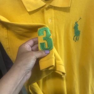 Mens Big pony emblem on polo size X-Large